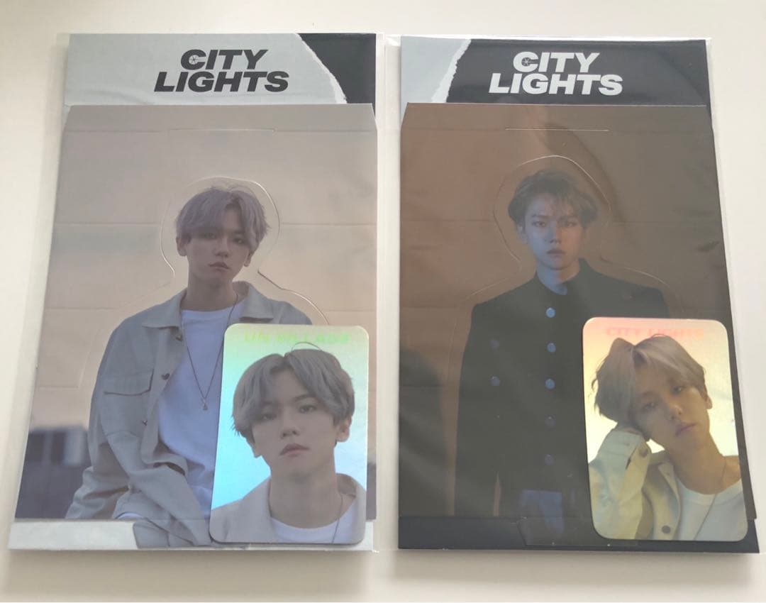 EXO ベッキョン ホログラム トレカ CITY LIGHTS