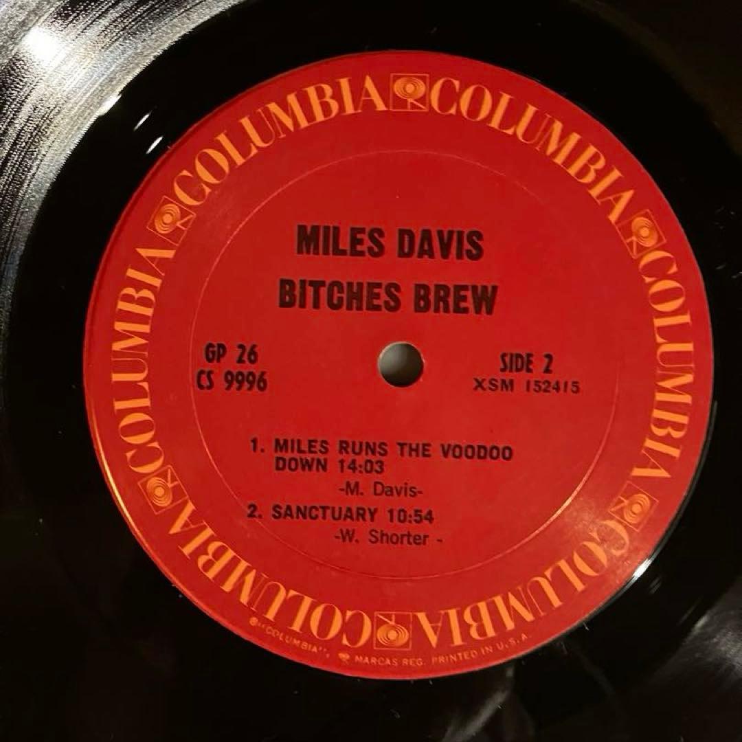 US￼￼盤 Miles Davis/Bitches Brew 2枚組 レコード