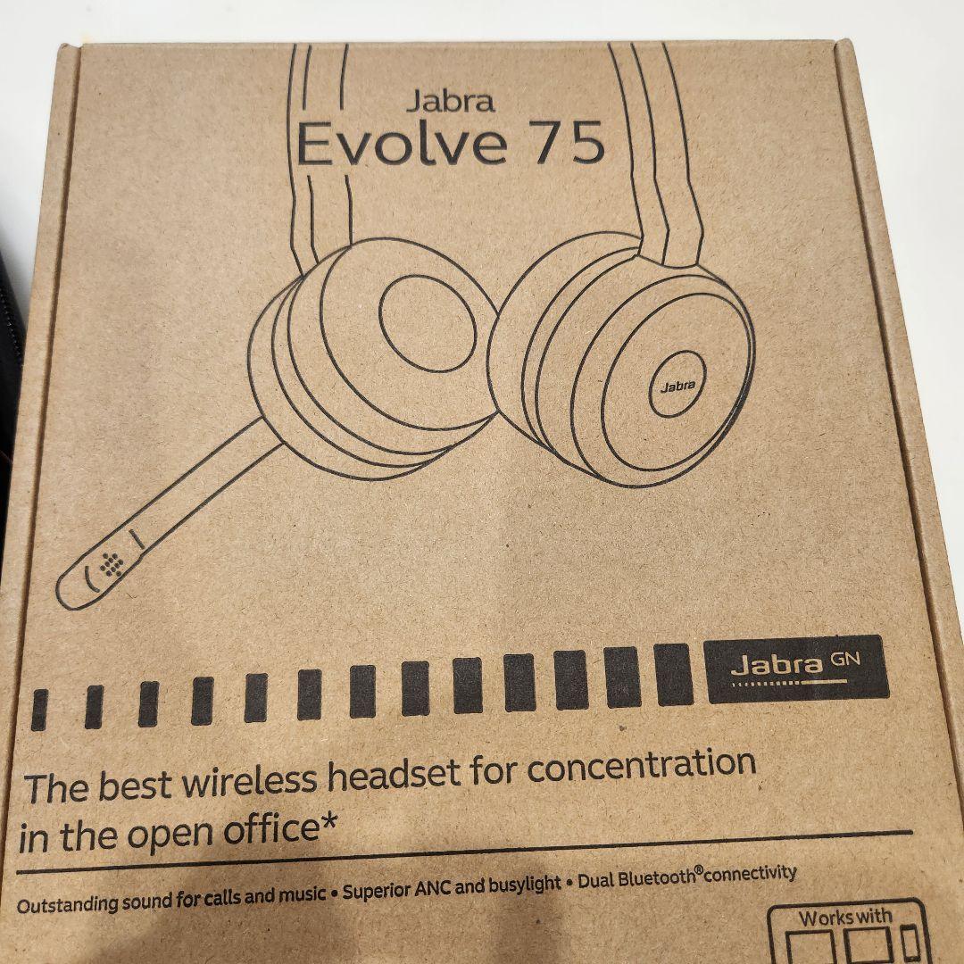 Jabra Evolve 75 ワイヤレスヘッドセット美品