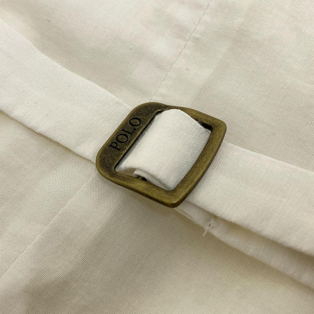 【新品】Ralph Lauren ラルフローレン ベスト ジレ リネン ホワイト