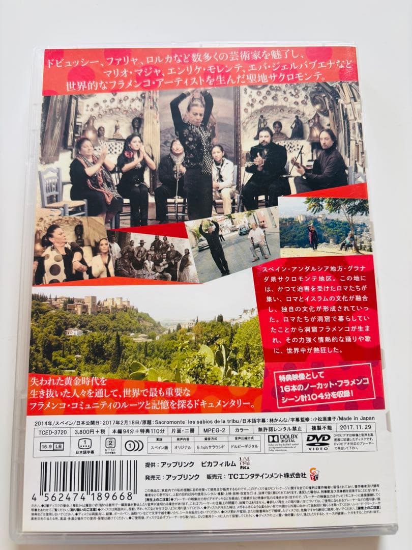 サクロモンテの丘　DVD フラメンコ　ドキュメンタリー