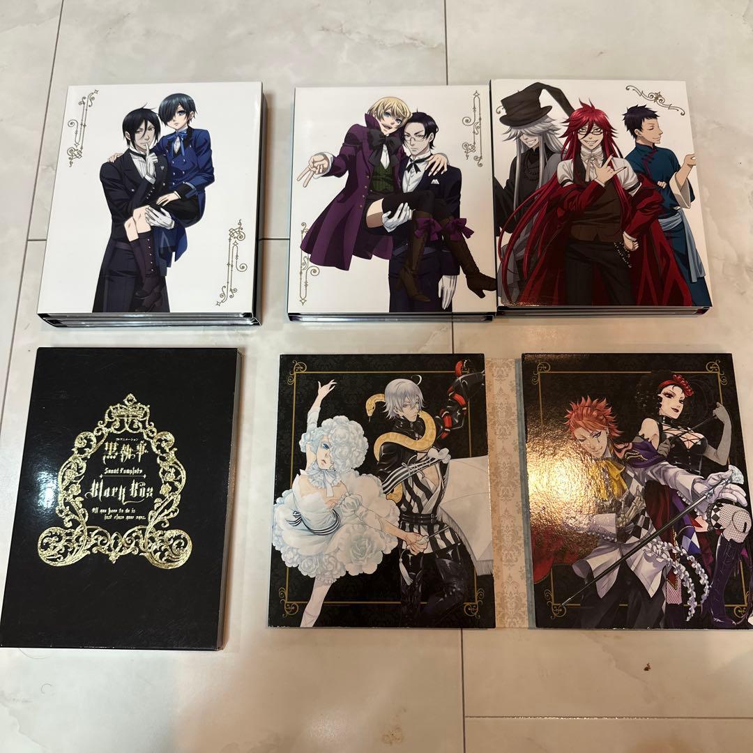 黒執事Blu-ray1〜3期サウンドトラック付き