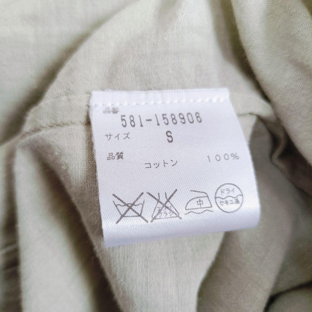 Khadi and Co ピンタックシャツワンピース 薄緑 ライトグリーン S