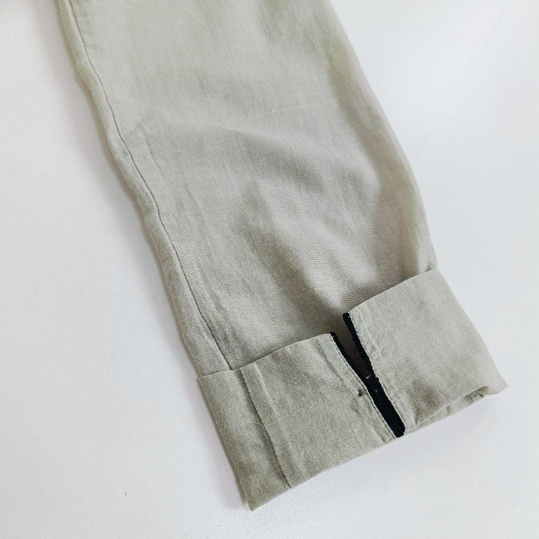 Khadi and Co ピンタックシャツワンピース 薄緑 ライトグリーン S
