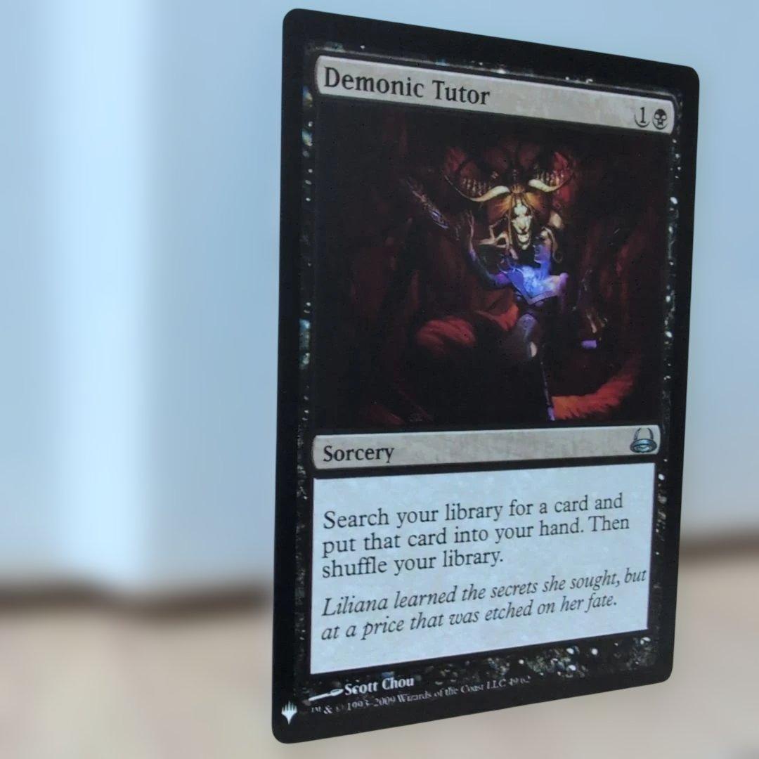 MTG 悪魔の教示者/Demonic Tutor 英語 PWシンボル付