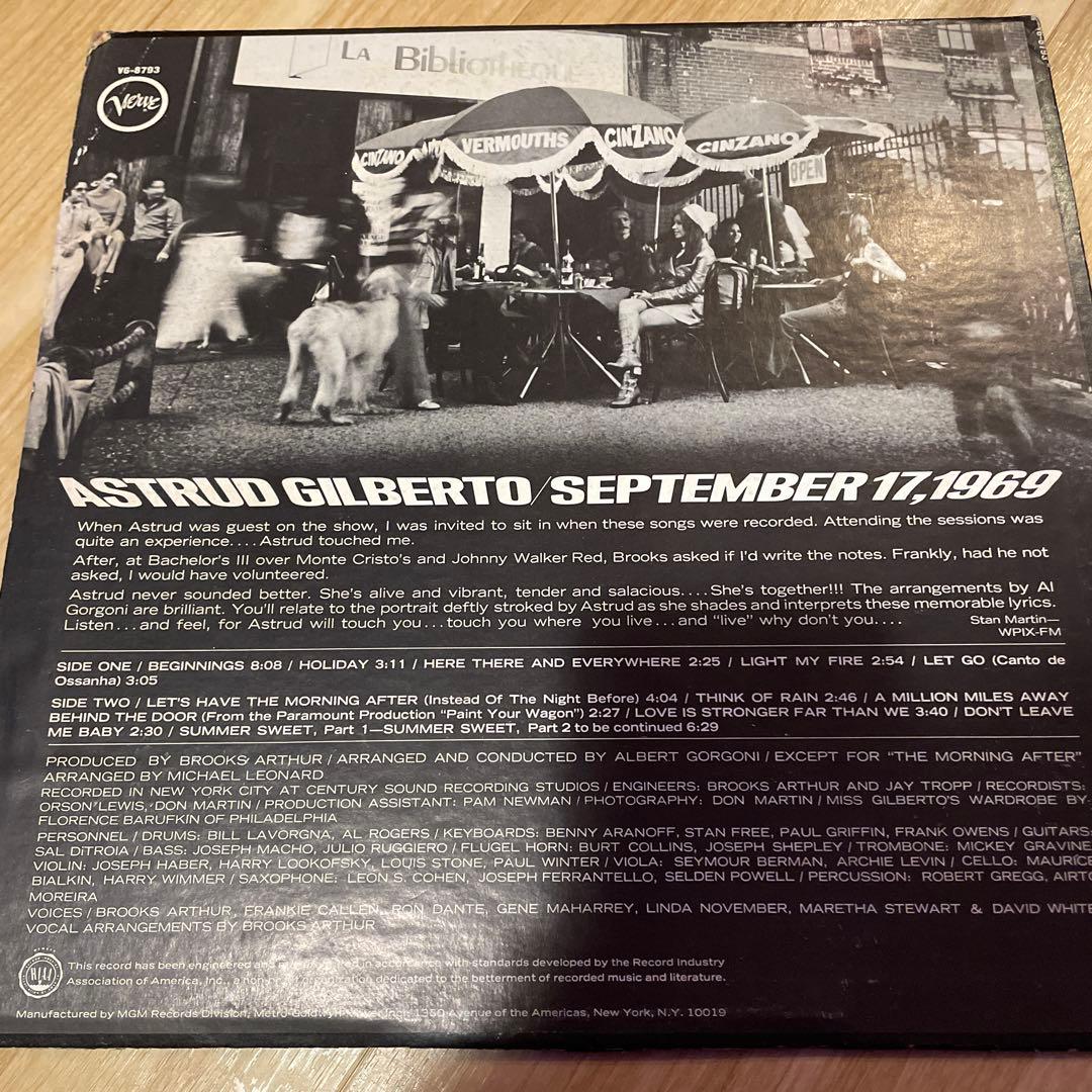 Astrud Gilberto / September 17 1969 レア！