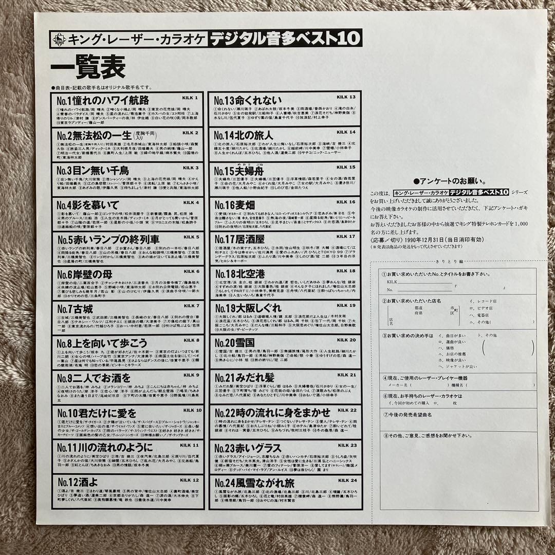 キング・レザー・カラオケ　No29 天城越え