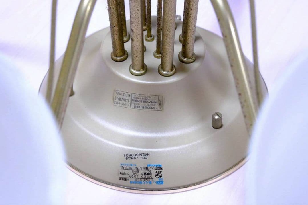 フロストガラス 8灯シャンデリア（引っ掛けタイプ）