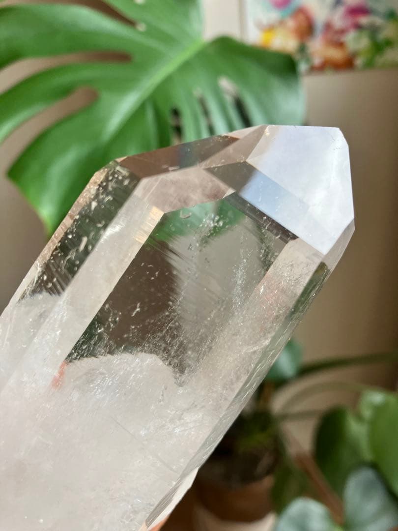 【高品質！】アーカンソー水晶 BIGポイント くっきり△