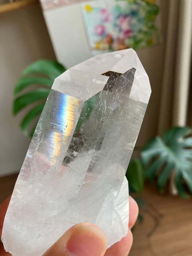 【高品質！】アーカンソー水晶 BIGポイント くっきり△