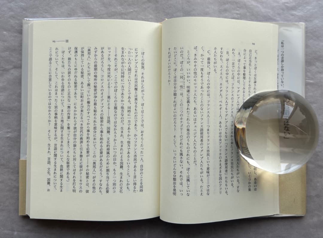 ジャック・デリダ『たった一つの、私のものではない言葉』、岩波書店、2001年。