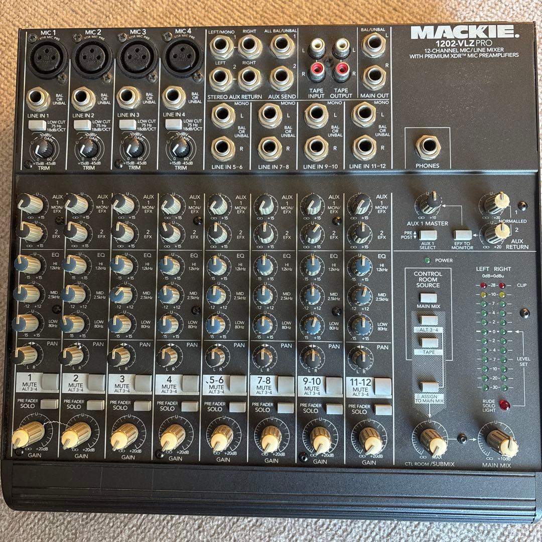MACKIE 1202-VLZ PRO アナログミキサー