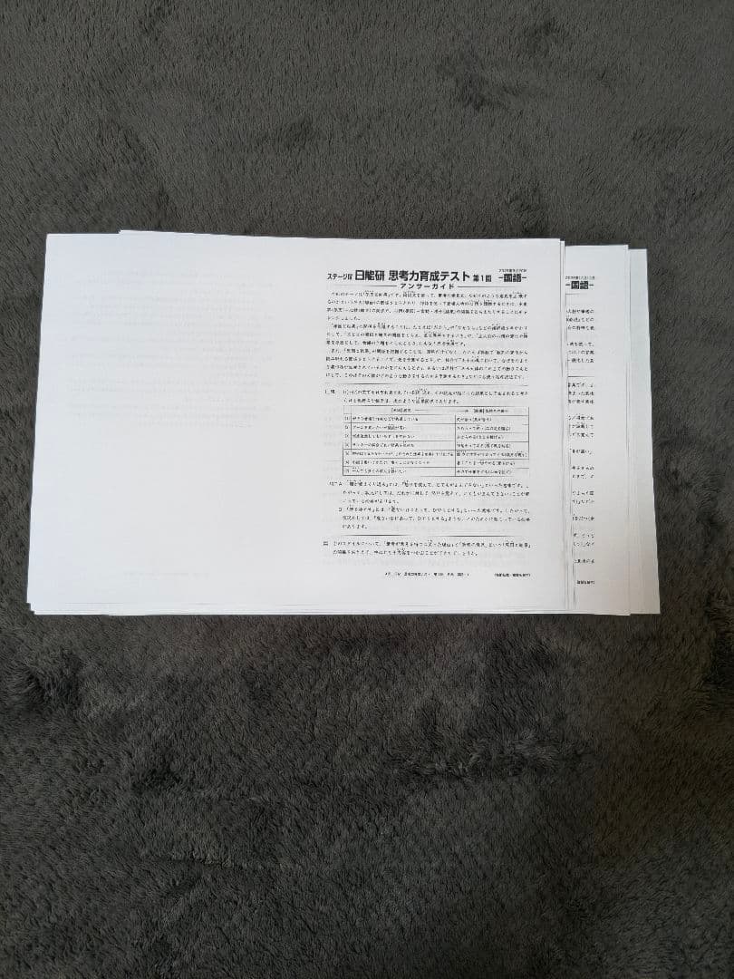 【新品】 日能研 2025年度 5年生 テスト 1年分 フルセット 書き込み無し