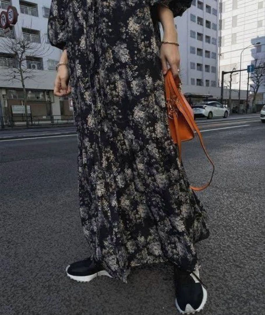 極美品★ AMERI GIULIA DRAWSTRING SHIRT DRESS