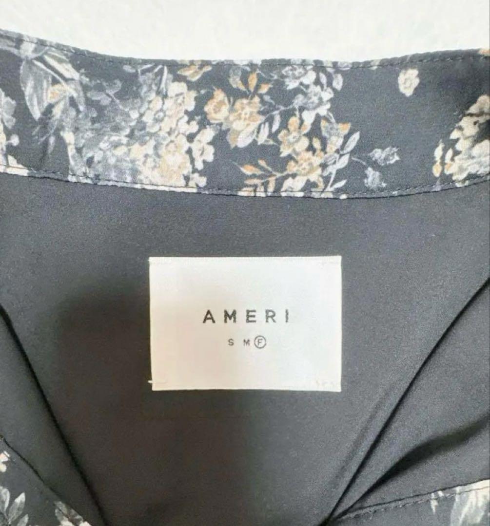 極美品★ AMERI GIULIA DRAWSTRING SHIRT DRESS