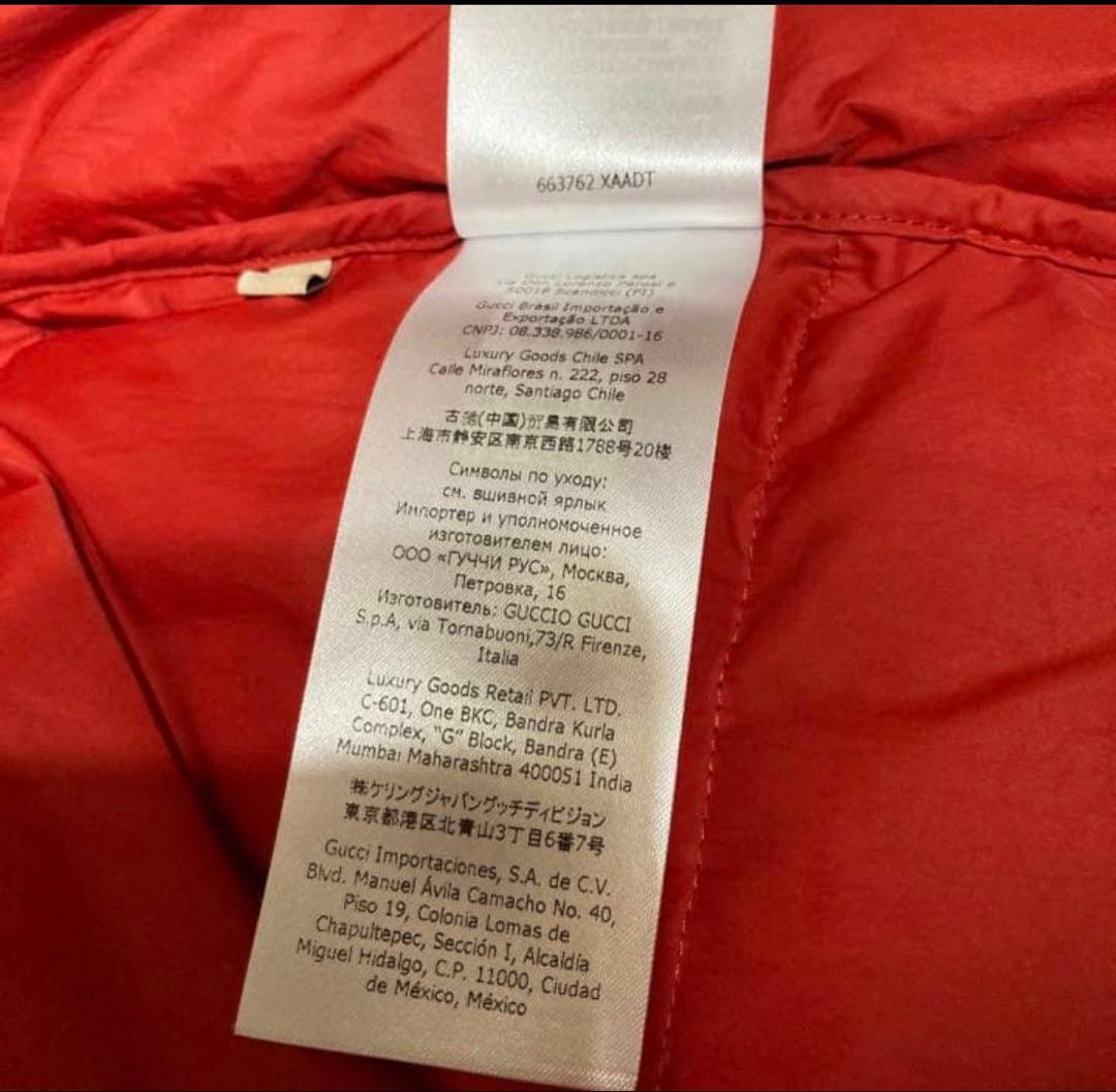 GUCCI × NORTH FACE ダウンベスト コラボ　サイズM21AW