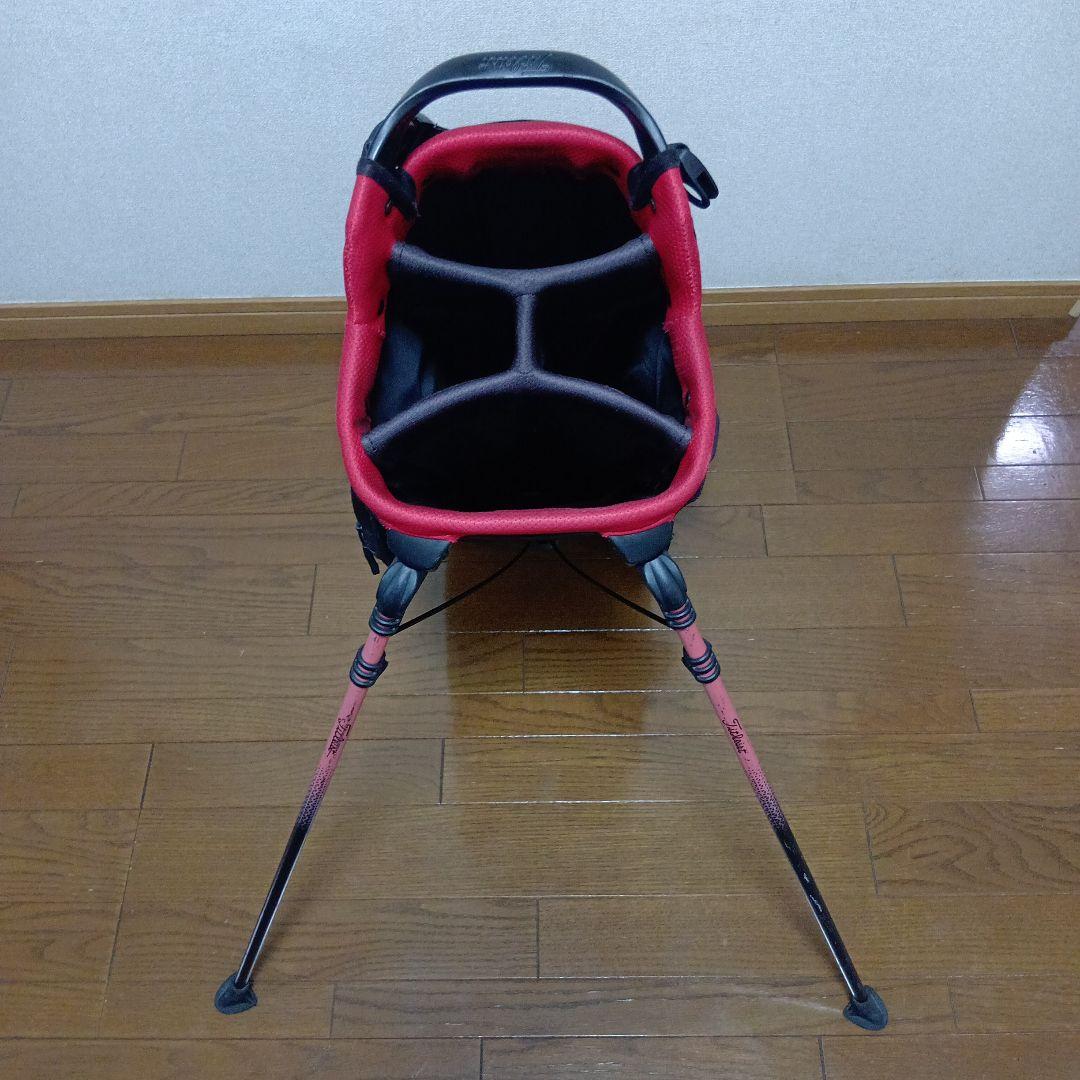 Titleist /タイトリスト/キャディバッグ 黒/赤