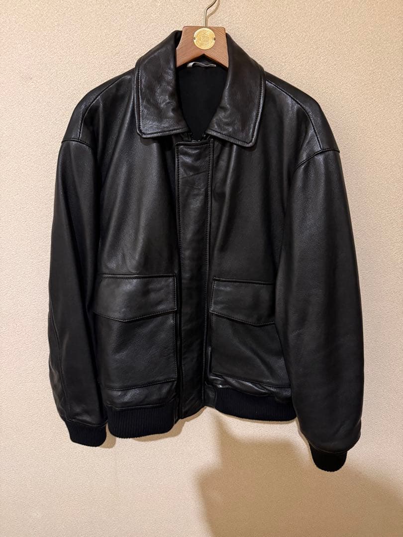 ZARA レザージャケット XL ブラック リアルレザー 羊革 美品