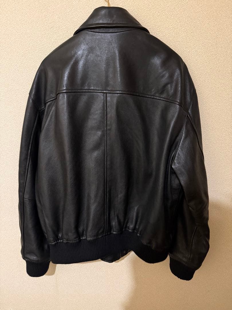 ZARA レザージャケット XL ブラック リアルレザー 羊革 美品