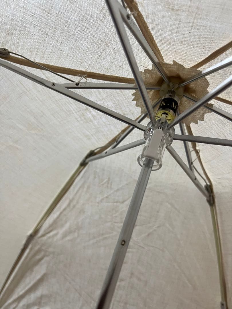 バーバリー　折りたたみ傘　晴雨兼用　フリル