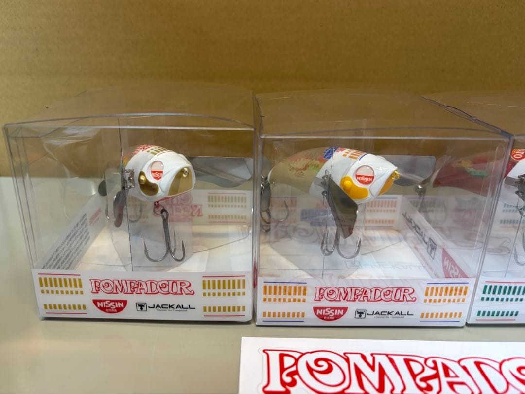 ポンパドール 全種類コンプリートセット カップヌードル × ジャッカル