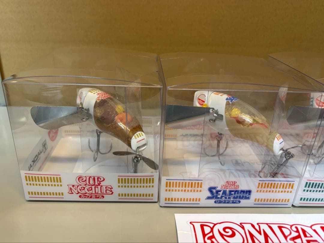 ポンパドール 全種類コンプリートセット カップヌードル × ジャッカル