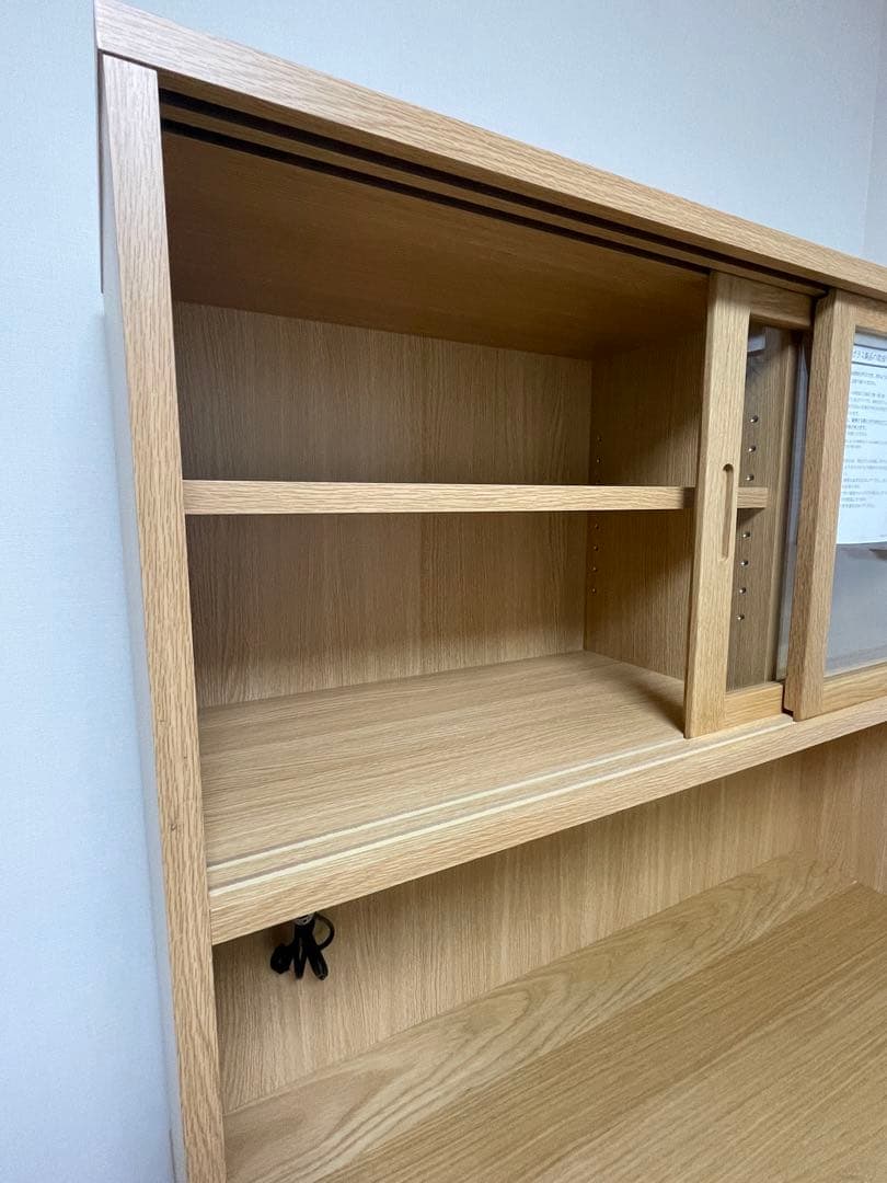 無印良品　食器棚　木製カップボード・幅120cm