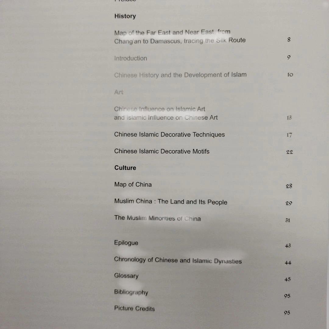 中国伊斯蘭芸術　英語とマライ語？併記?　2001年95P HC