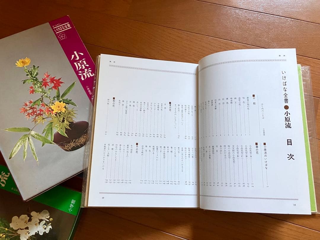 いけばな全書 小学館 全8巻 池坊2 古流2 龍生派 未生流 草月流 小原流