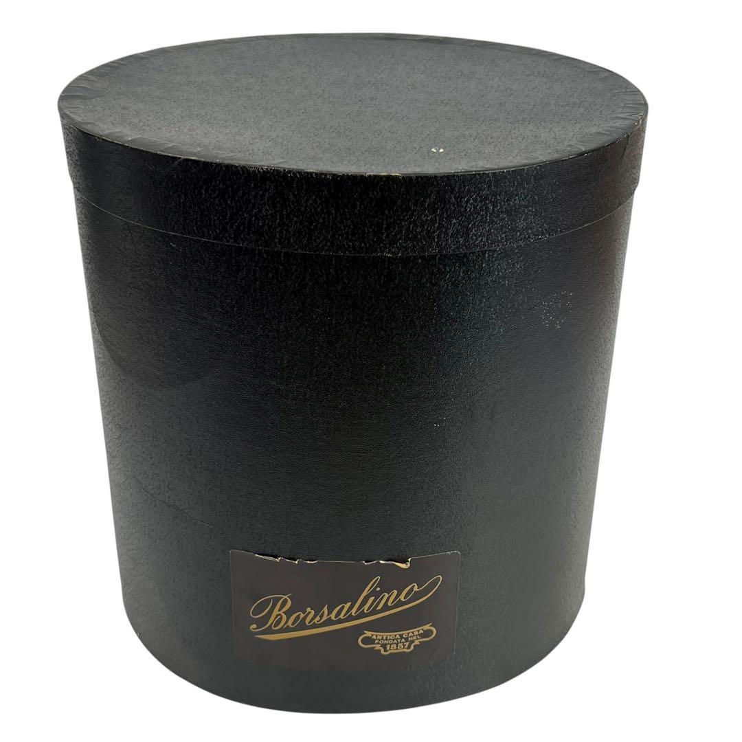 □　Borsalino ボルサリーノ　ハット 帽子 ヴィンテージ