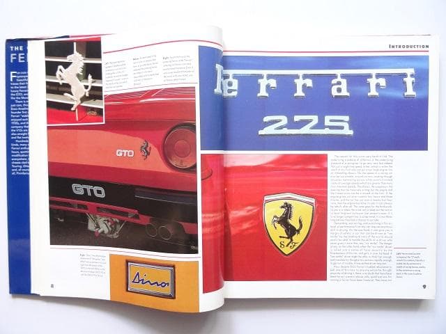 洋書◆フェラーリ写真集 本 GTO テスタロッサ F40 ほか