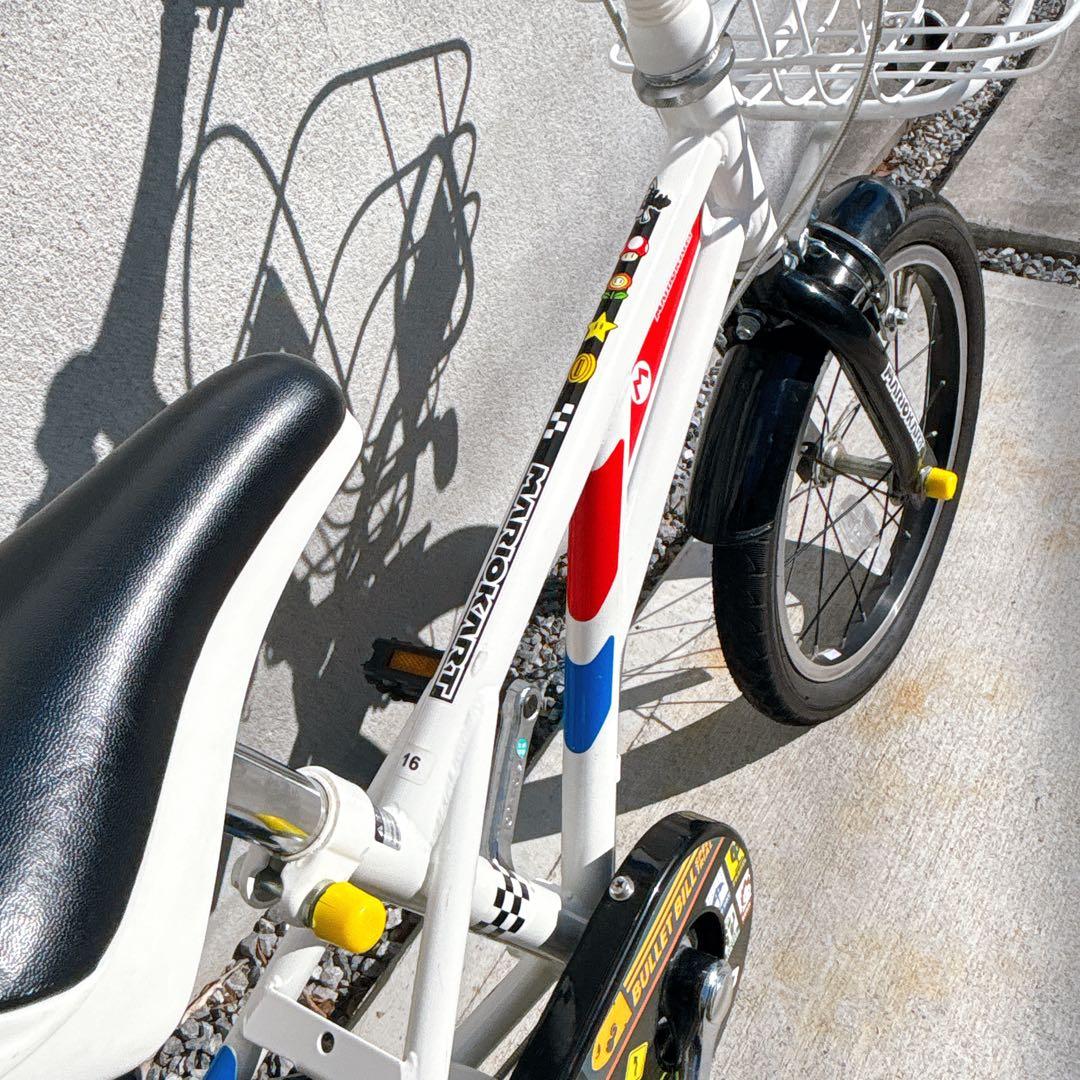 サイクルベースあさひ マリオカート 子供用自転車 16インチ 補助輪あり
