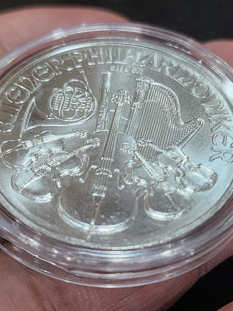 オーストリア 1オンス 銀貨 2025年 ウィーン 純銀製 31.1g　シルバー