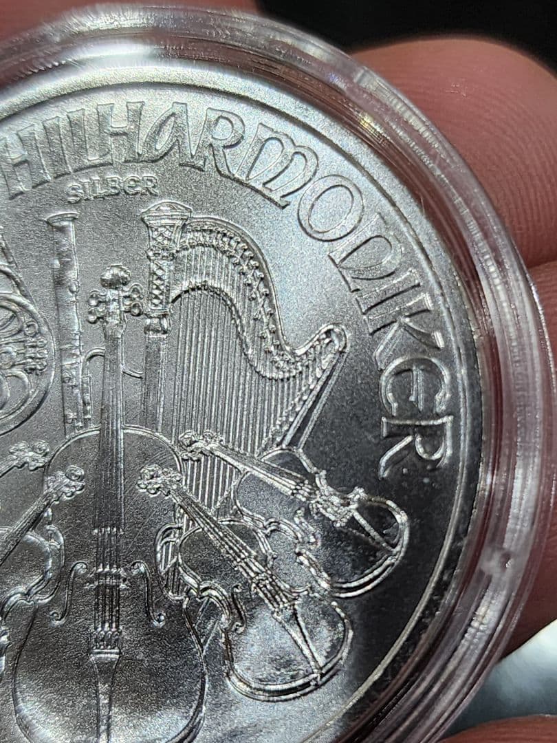 オーストリア 1オンス 銀貨 2025年 ウィーン 純銀製 31.1g　シルバー