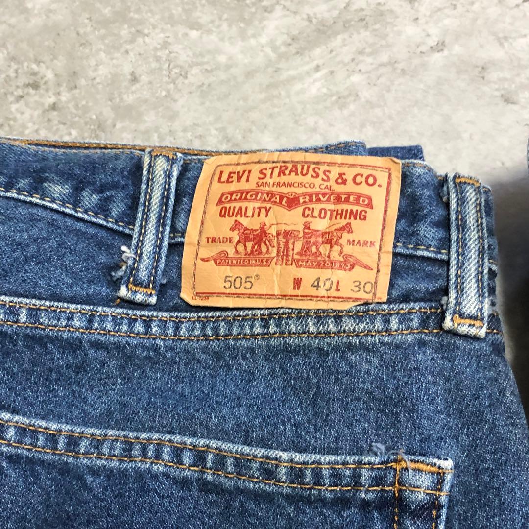 希少サイズ 5本SET Levi’s 505 W40 まとめ売り