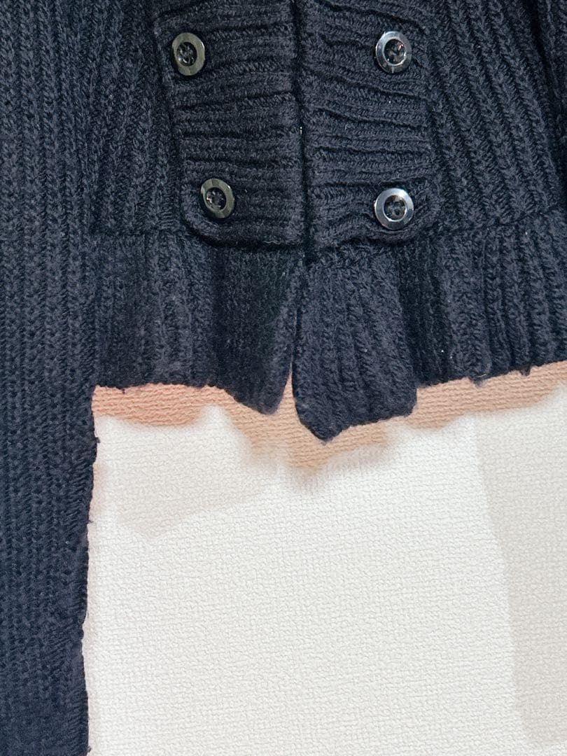【美品】マークバイマークジェイコブス ナポレオン風 厚手ニットジャケット XS