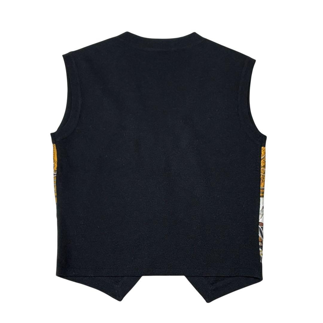 HERMES エルメス セリエ 海と騎兵隊 ニットベスト 42