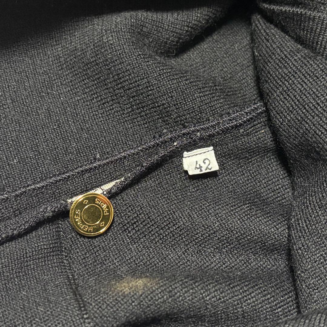 HERMES エルメス セリエ 海と騎兵隊 ニットベスト 42