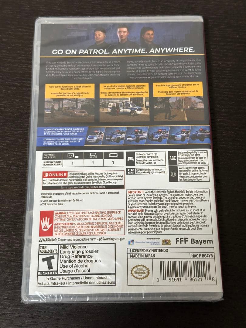 POLICE SIMULATOR: PATROL OFFICERS 北米版 新品