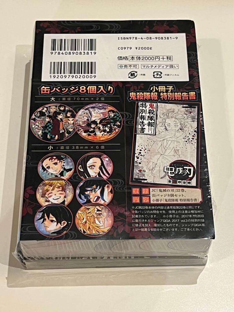 鬼滅の刃 20～23特装版、無限列車パンフレットセット