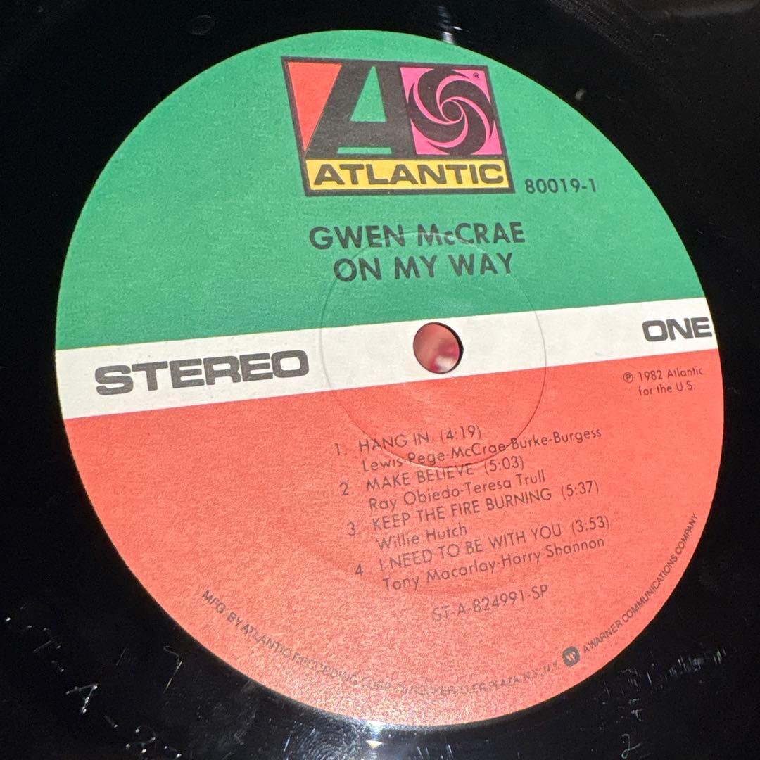 [usオリジナル] Gwen mccrae On My Way レコード LP