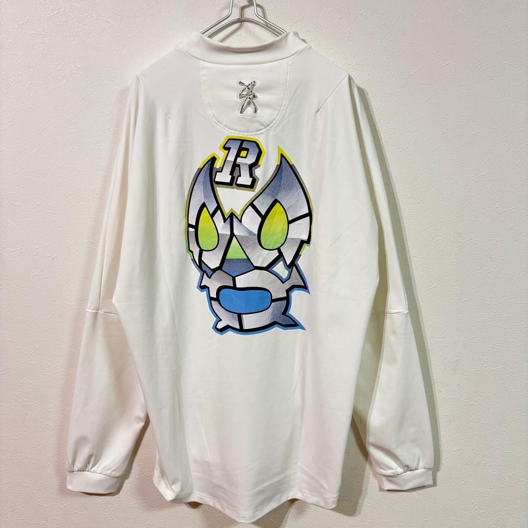 【RUSSELUNO GOLF】新品LS MOCKNECK メンズ３Ｌ　ホワイト