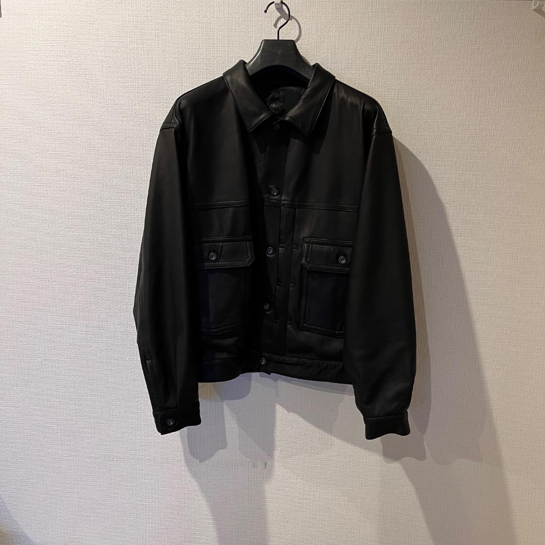 A leather TRUCKER JACKET トラッカージャケット OVY