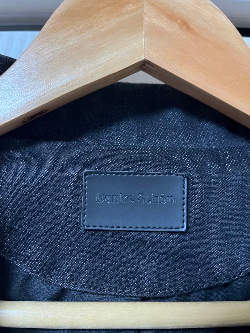 Danke Schon デニムライダースジャケット ダメージ加工