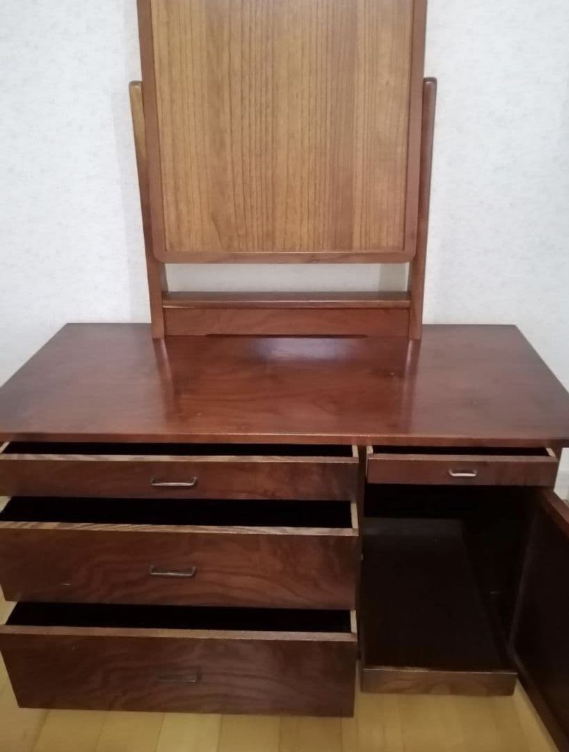 最終価格　鏡台　天然木　和