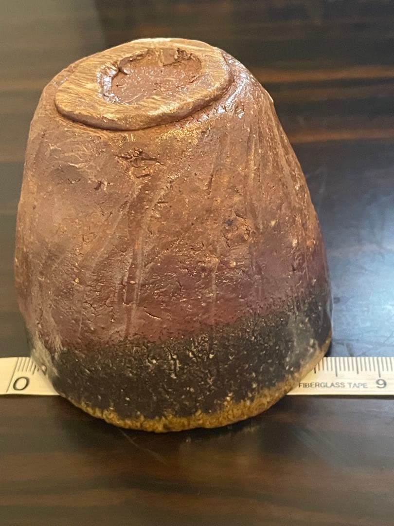 未使用　作家物　備前焼　湯呑み　茶碗　お茶碗　陶器製　2個セット