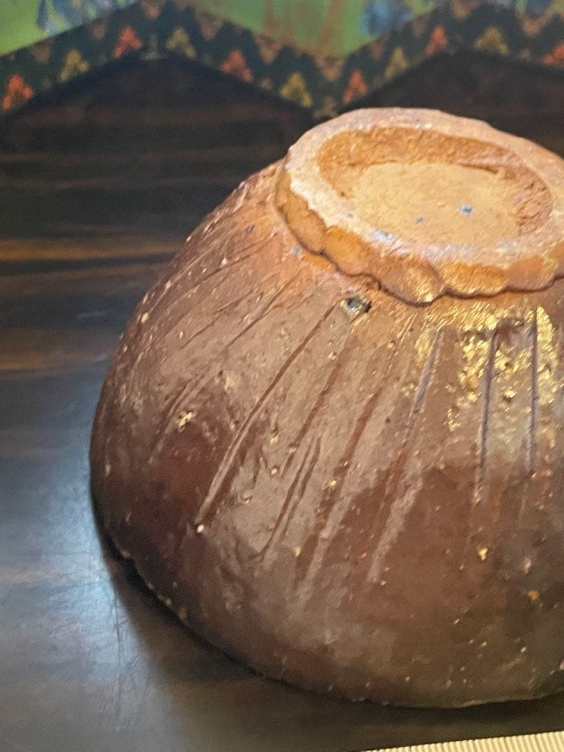 未使用　作家物　備前焼　湯呑み　茶碗　お茶碗　陶器製　2個セット
