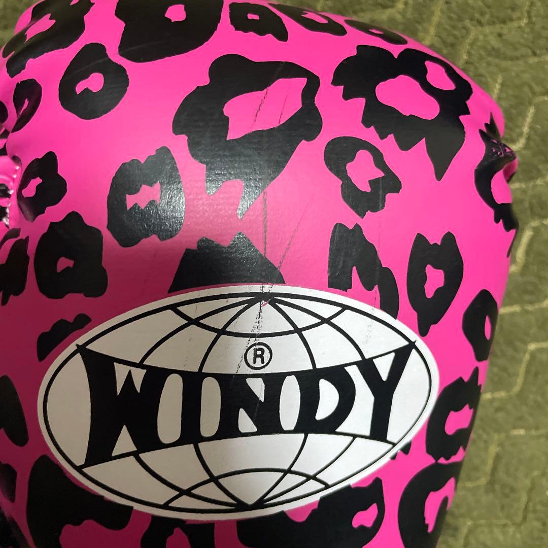 WINDY ヒョウ柄 ボクシンググローブ　L