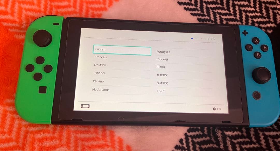 【中古品】Nintendo Switch 本体 ネオンブルー・ネオングリーン