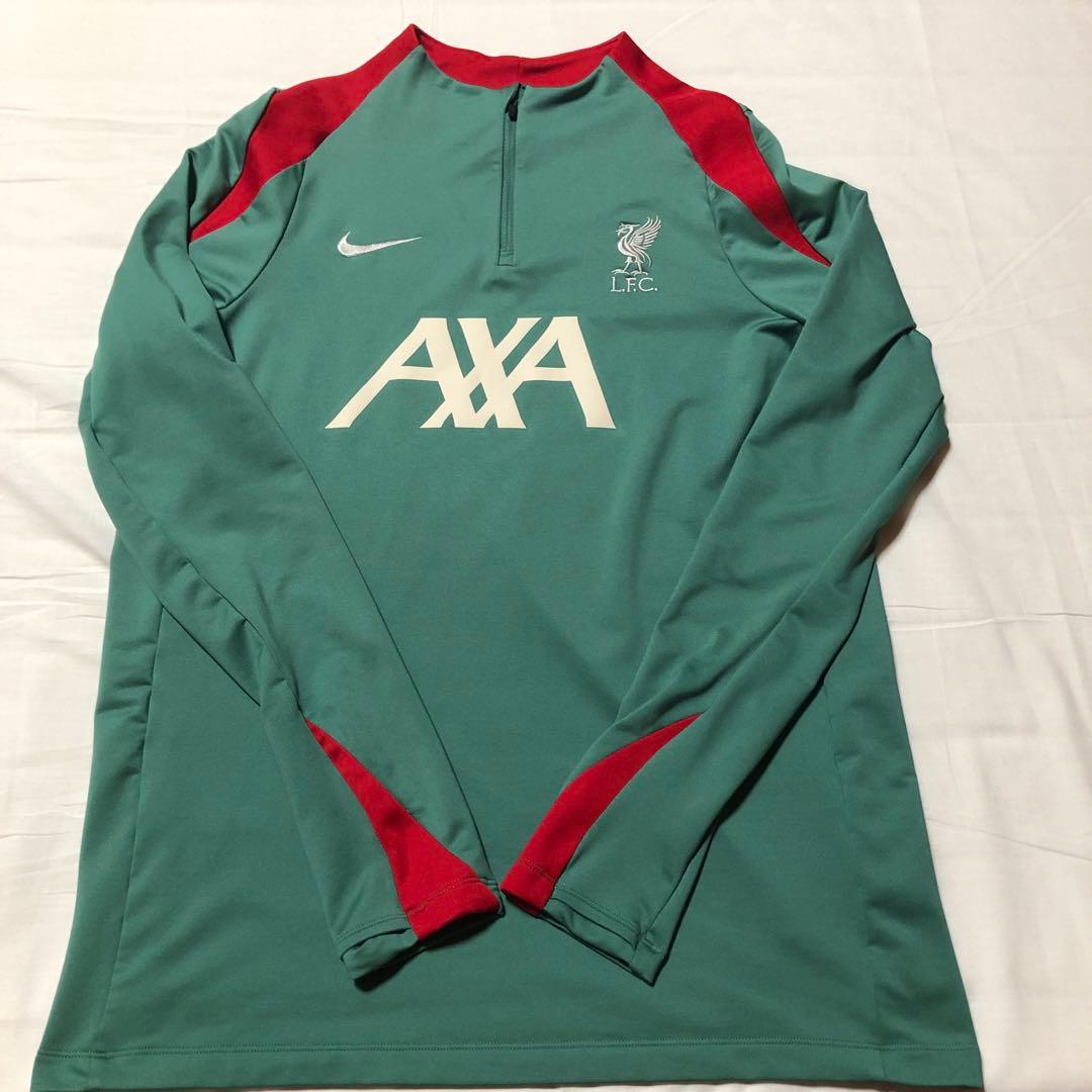 リバプールFC Nike ハーフジップジャージ グリーン　リヴァプール